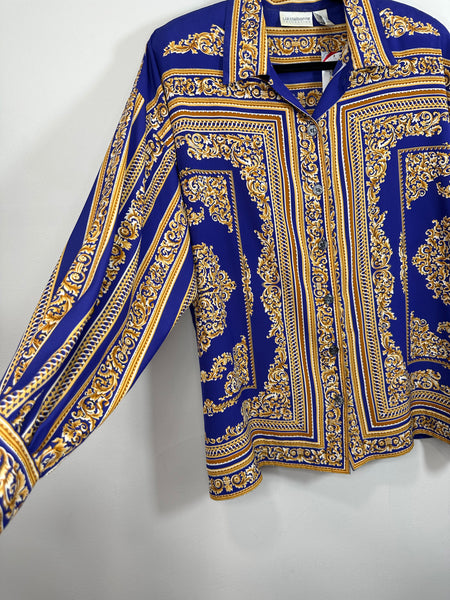 V-Vibe Royal Blouse