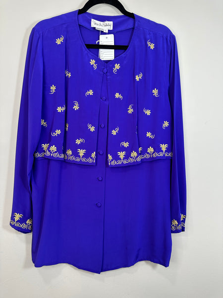 Royal Tee Silk Blouse