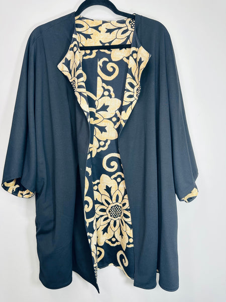 Reversible Kimono Style Duster