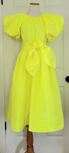 NWT CJR Yellow Dress w/ Belt