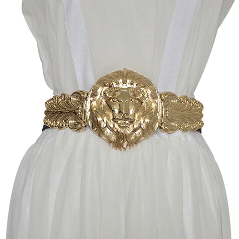 The Champ is Here Lion Belt Sz -S-1XL Up to 50” Waist